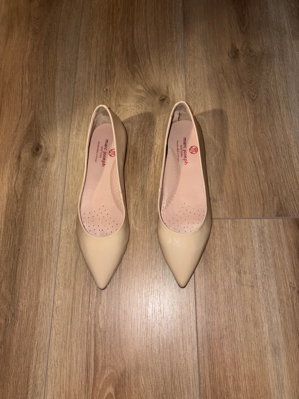 Marc Joseph patent leather flats, size 6 1/2m.